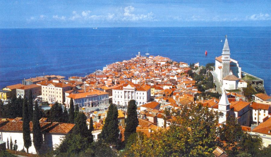 Piran in Istrian Peninsula of Slovenia