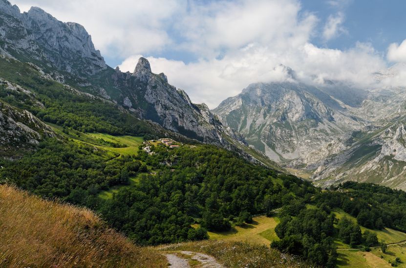 Picos de Europa above Sotres