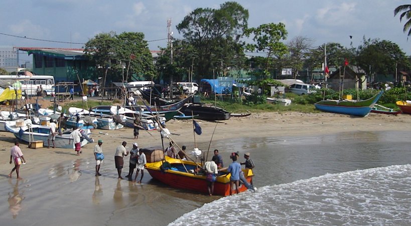 Fishing Boat Harbour at Galle