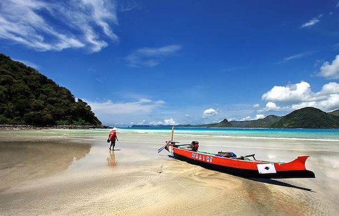 Beach on the Indonesian Island of Lombok