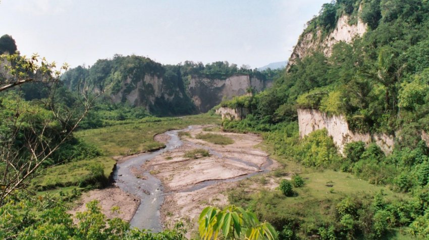 Sianok Canyon at Bukittinggi in Northern Sumatra