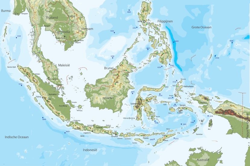 Map of Indonesia