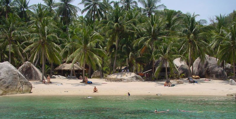 Secluded Bay on Koh Samui in Southern Thailand