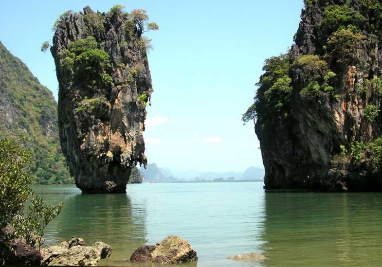 James Bond Island in Phang Nga Bay in Southern Thailand