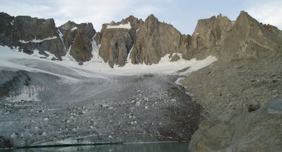 Palisades in Western Divide of the Sierra Nevada in Sequoia National Park