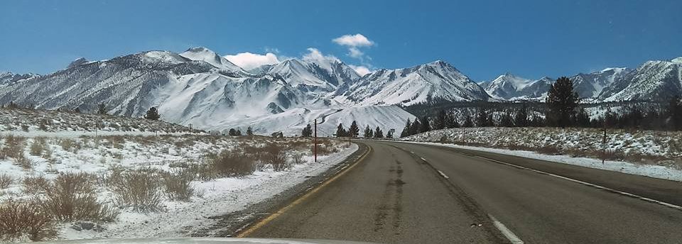 Sierra Nevada on approach to Mt. Whitney from Owen's Valley