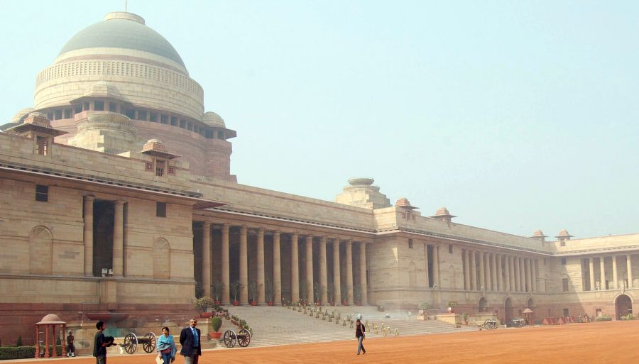 President House ( Rashtrapati Bhavan ) in Delhi