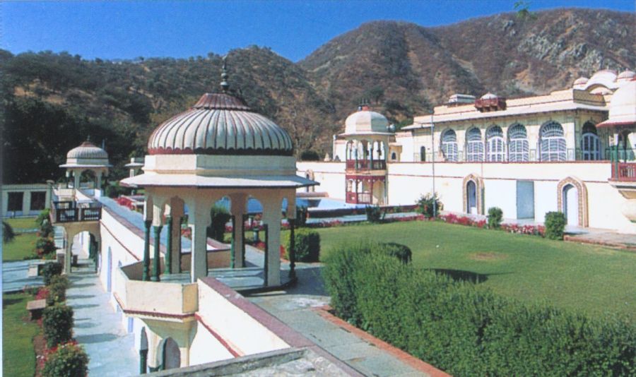 Sisodia Rana Ka Bagh Palace near Jaipur, India