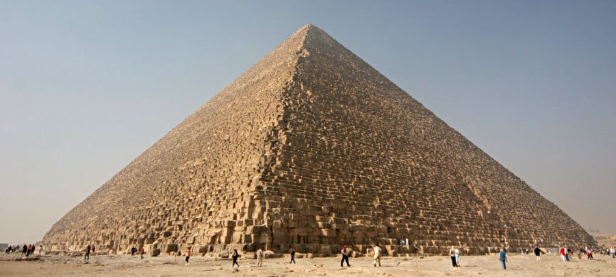 The Pyramids in Cairo - capital city of Egypt