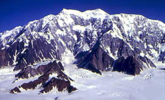 Mount Logan in the Yukon in Canada - the highest mountain in Canada and the second highest mountain in North America