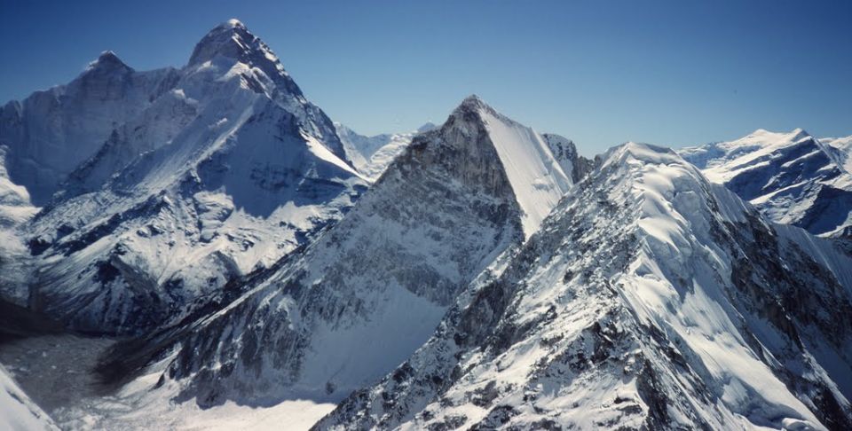 Nanga Parbat from Changabang in the Indian Himalaya